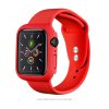 Apple Watch 45mm Kuori Näytönsuoja Punainen