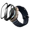 Apple Watch Ultra Kuori Thin Fit 360 -näytönsuojalla Musta