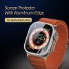 Apple Watch Ultra Näytönsuoja Alumiini Karkaistu lasi Hopea
