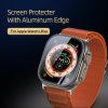Apple Watch Ultra Näytönsuoja Alumiini Karkaistu lasi Musta