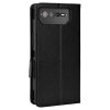 Asus ROG Phone 6/ROG Phone 6 Pro Kotelo Litchi Musta