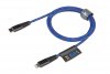 Solid Blue Longlife Kaapeli 1M USB-C till Lightning Sininen