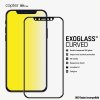 ExoGlass Curved iPhone 6/6s/7/8/SE Näytönsuoja Full Size Musta