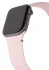 Apple Watch 38/40/41mm Ranneke Leather Magnetic Traction Strap Lite Silver Pink