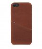 iPhone 7/8/SE Leather Back Cover Ruskea