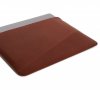 Leather Frame Sleeve Macbook 13" Ruskea