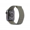 Apple Watch 44/42/45mm Ranneke Leather Magnetic Traction Strap Olive