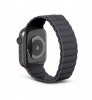 Apple Watch 42/44/45mm/Apple Watch Ultra Ranneke Silicone Magnetic Traction Strap Lite Charcoal