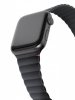 Apple Watch 42/44/45mm/Apple Watch Ultra Ranneke Silicone Magnetic Traction Strap Lite Charcoal