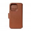 iPhone 15 Plus Kotelo Leather Detachable Wallet Tan