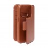 iPhone 15 Pro Fodral Leather Detachable Wallet Tan