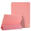 Domo Series Kotelo iPad 9.7 Kangas Tri-Fold Vaaleanpunainen