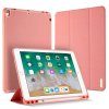 Domo Series Kotelo iPad Air 2019 / iPad Pro 10.5 Kangas Tri-Fold Vaaleanpunainen