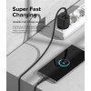 Fast Charging Pastel Cable USB-C/USB-C 1.2 m Musta