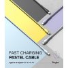 Fast Charging Pastel Cable USB-C/USB-C 2 m Violetti