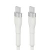 Fast Charging Pastel Cable USB-C/USB-C 2 m Valkoinen