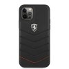 iPhone 12 Pro Max Kuori Off Track Quilted Musta