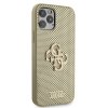 iPhone 12/iPhone 12 Pro Kuori Perforated Glitter Kulta