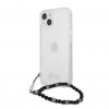 iPhone 13 Mini Kuori Pearl Handle Script Logo Musta