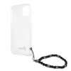 iPhone 13 Mini Kuori Pearl Handle Script Logo Musta