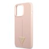 iPhone 13 Pro Max Kuori Silicone Line Triangle Vaaleanpunainen