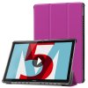 Huawei MediaPad M5 10 Suojakotelo PU-nahka Kovamuovi Violetti