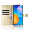 Huawei P Smart 2021 Suojakotelo Nahkarakenne Kulta