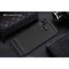 Huawei P20 Lite Kuori Harjattu ja Hiilikuitu Design Musta