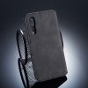 Huawei P20 Pro Kotelo Retro PU-nahka Musta