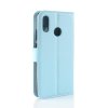 Huawei P30 Lite Kotelo Litchi PU-nahka Sininen