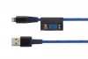 Solid Blue Longlife Kaapeli 1M USB till Lightning Sininen