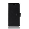 Samsung Galaxy Note 10 Plus Kotelo Litchi Korttitasku Musta
