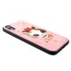 iPhone Xr Suojakuori Kovamuovi 3D Motiv Katt Vaaleanpunainen