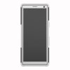 Sony Xperia 10 Kuori RengasKuvio Telineellä Kovamuovi Valkoinen