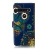 Samsung Galaxy S10 Kotelo Korttitasku Aihe Värikäs Pöllö Sininen