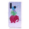 Samsung Galaxy A50 Suojakotelo PU-nahka Motiv Elefanter