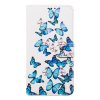 Samsung Galaxy A10 Suojakotelo Korttitasku Motiv Sininena Fjärilar