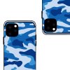 iPhone 11 Pro Kuori Kovamuovi Maastokuvio Sininen