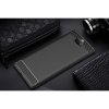 Sony Xperia 10 Suojakuori Borstad Hiilikuitudesign TPU-materiaali-materiaali Musta
