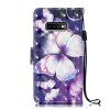 Samsung Galaxy S10E Suojakotelo PU-nahka Motiv Violetti Fjärilar