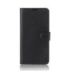 Samsung Galaxy Xcover 4/4S Kotelo Korttitasku Telineellä Litchi Musta