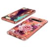 Samsung Galaxy S10 Plus Suojakuori Kovamuovi Rose Floral Läpinäkyvä