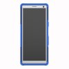 Sony Xperia 10 Kuori RengasKuvio Telineellä Kovamuovi Sininen