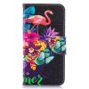Samsung Galaxy A10 Suojakotelo Motiv Flamingo och Blommor