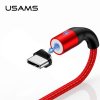 USB Type-C Kaapeli 2m Magneettinen LED Punainen