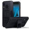 Samsung Galaxy A40 Suojakuori Rengaskuvio Telinetoiminto Musta