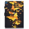 iPad 10.2 Suojakotelo Motiv Keltainendiga Fjärilar på Musta