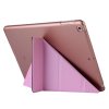 iPad 10.2 Kotelo Origami Silkkinen rakenne Vaaleanpunainen