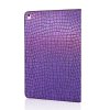 iPad 10.2 Suojakotelo Krokotiilikuvio Glitter Violetti