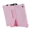 iPad 10.2 Suojakuori Hihnalla Telinetoiminto Vaaleanpunainen